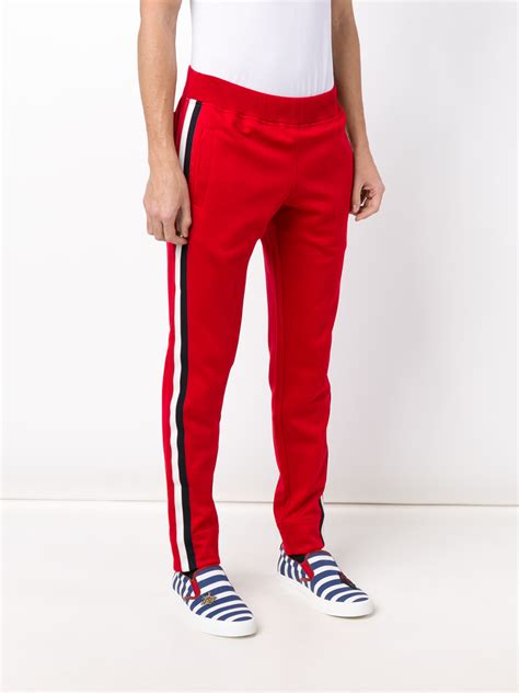 gucci track pants red men|gucci track pants men.